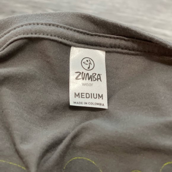 Womens Zumba Fringe Crop Top Shirt Size Medium - Picture 3 of 5